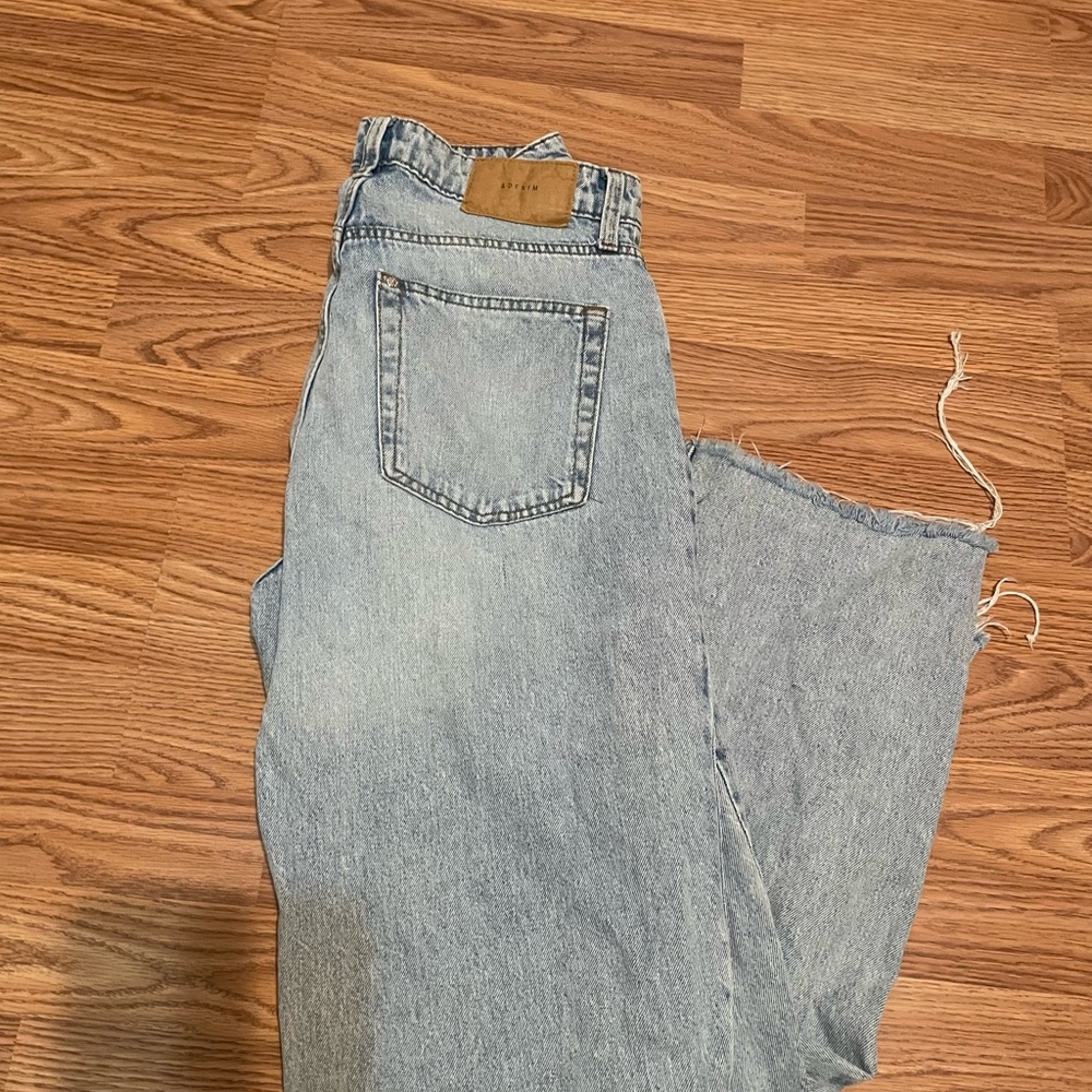 &Denim by H&M light wash wide leg jeans